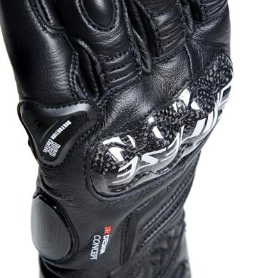 Dainese Carbon 4 Long Gloves Black Deri Eldiven