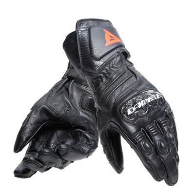 Dainese Carbon 4 Long Gloves Black Deri Eldiven