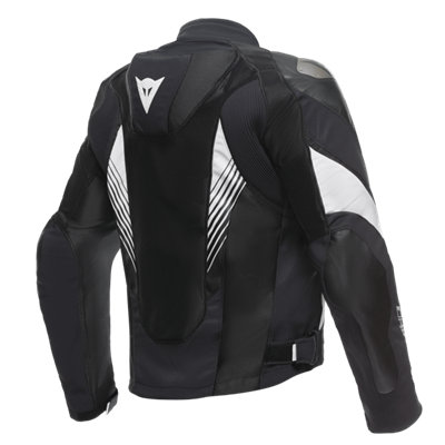 DAINESE CEK/ SUPER RIDER 2 ABSOLUTESHELL JACKET BLACK BLACK WHITE