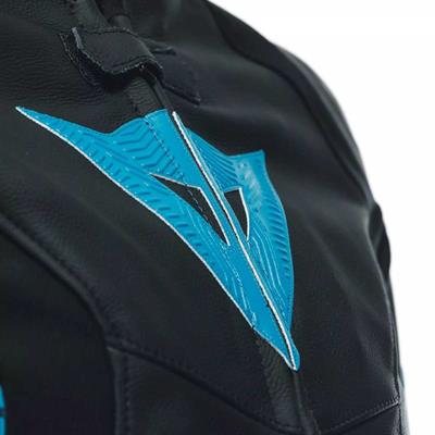 DAINESE CEKET DERİ/AVRO 5 LEATHER JACKET WMN BLK TEAL ANT