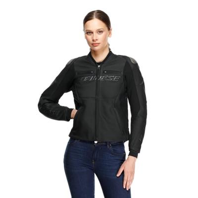 DAINESE CEKET RACING 5 LEATHER WMN BLK BLK