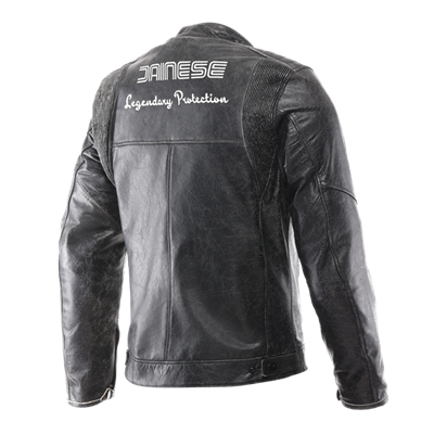 DAINESE CEKET RADICALE  LEATHER JACKET BLACK