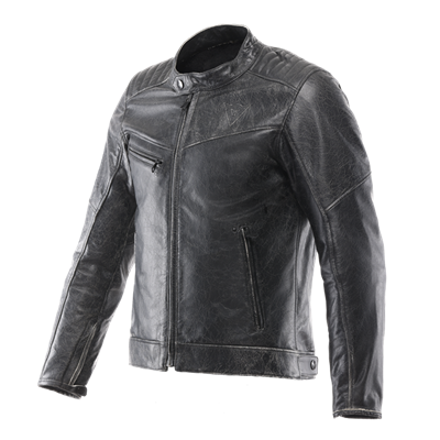 DAINESE CEKET RADICALE  LEATHER JACKET BLACK