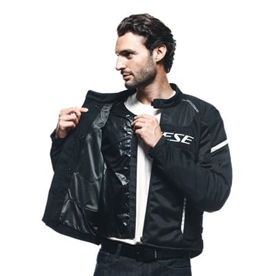 DAINESE CEKET/AIR FRAME 3 TEX JACKET BLACK/BLACK/WHITE