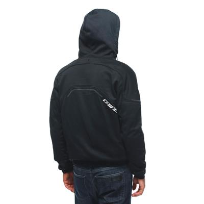 DAINESE CEKET/DAEMON-X SAFETY HOODIE FULL ZIP BLK BLK WHT