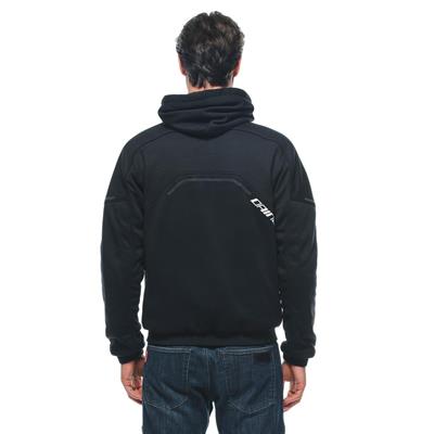 DAINESE CEKET/DAEMON-X SAFETY HOODIE FULL ZIP BLK BLK WHT