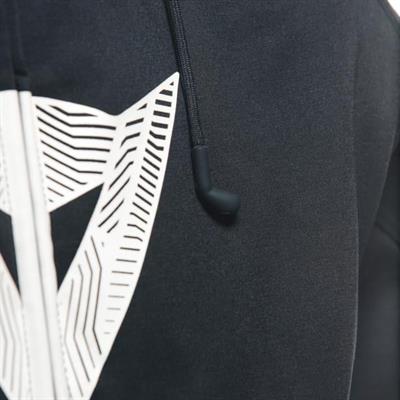DAINESE CEKET/DAEMON-X SAFETY HOODIE FULL ZIP BLK BLK WHT
