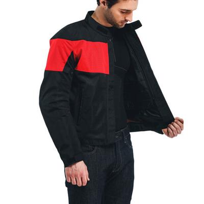 DAINESE CEKET/ELETTRICA AIR TEX BLK BLK LAVA RED