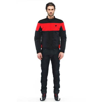 DAINESE CEKET/ELETTRICA AIR TEX BLK BLK LAVA RED