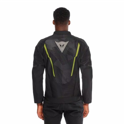 DAINESE CEKET/HEROSPHERE AIR TEX JACKET BLACK WHITE YELLOW FLUO