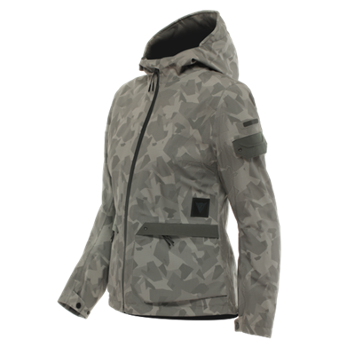 Dainese Centrale London Fog Camo Absoluteshell Pro Kadın Mont