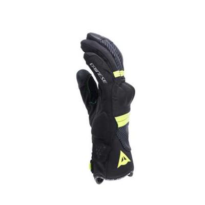 Dainese Fulmine Black Yellow Flue D-Dry Eldiven