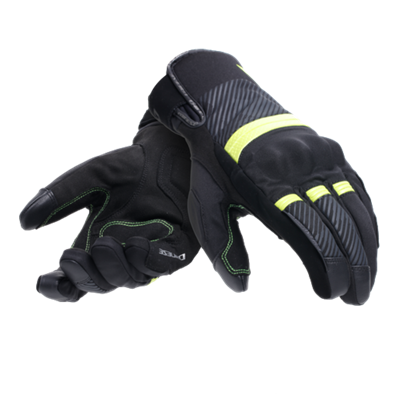 Dainese Fulmine Black Yellow Flue D-Dry Eldiven