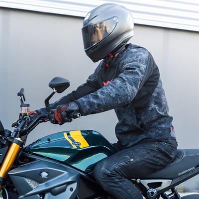 Dainese İgnite Camo Gray Black Fluo Red Air Tekstil Mont