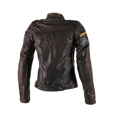 Dainese Michelle Lady Deri Mont Dark Brown Black Orange