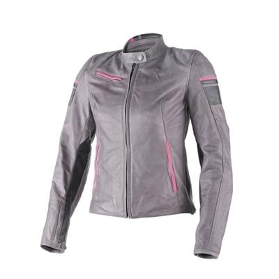 Dainese Michelle Smoke Black Fuchsia Kadın Deri Mont