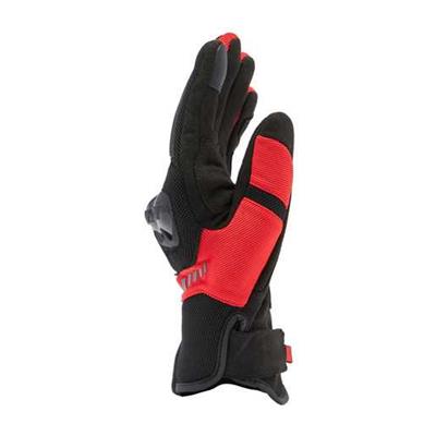 Dainese Mig 3 Air Black Red Lava Tekstil Eldiven