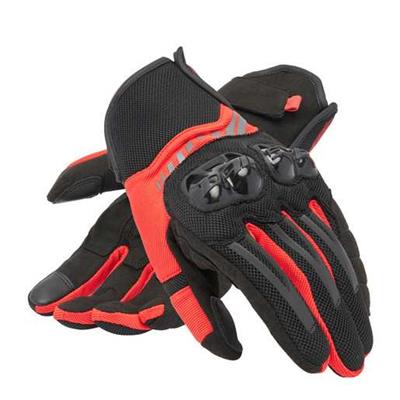Dainese Mig 3 Air Black Red Lava Tekstil Eldiven