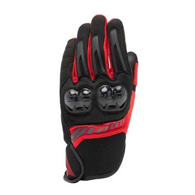Dainese Mig 3 Air Black Red Lava Tekstil Eldiven