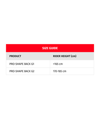 Dainese Pro-Shape G1 Black Sırt Koruma
