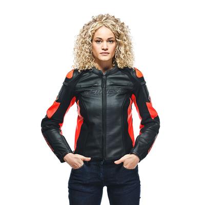 Dainese Racing 4 Lady Deri Mont Black Fluo Red