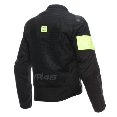 Dainese VR46 Wetlap Air Fluo Yellow Black D-Dry Mont