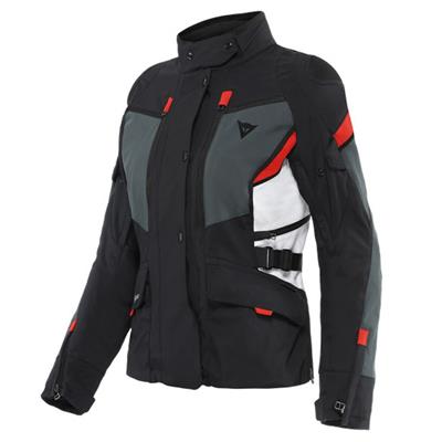 DAINESE/CARVE MASTER 3 LDY G.TEX BLK EBONY LAVA-RED