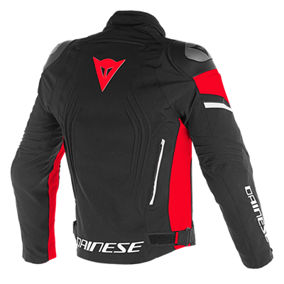 DAINESE/RACING 3 D-DRY JACKET BLK BLK RED