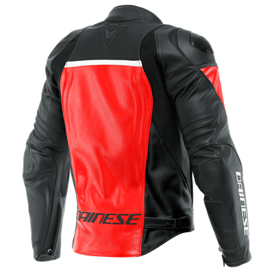 DAINESE/RACING 4 LEATHER LAVA RED BLACK