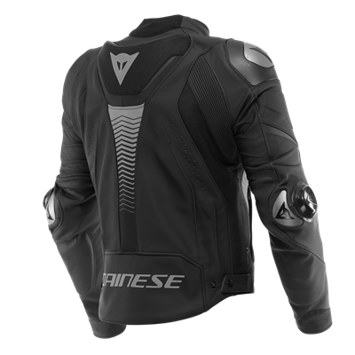 Dainese Super Speed 4 Black Matt Charcoal Gray Deri Mont