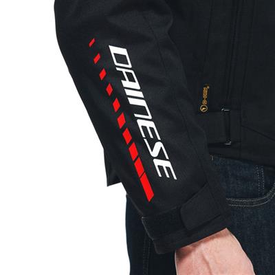DAINESE/VELOCE D-DRY BLACK WHITE LAVA-RED
