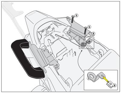GIVI 1132KIT HONDA VFR 800 F (14-20) YAN ÇANTA TAŞIYICI BAĞLANTI KITI