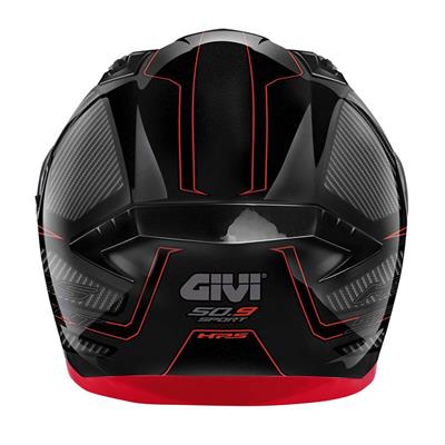 GIVI 50.9 ENIGMA SİYAH-TITANIUM-KIRMIZI KASK