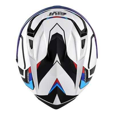 GIVI 50.8 MACH1 BEYAZ-SİYAH-KIRMIZI KASK