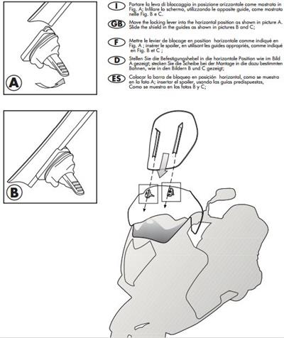 GIVI AF6403 TRIUMPH TIGER EXPLORER 1200 (12-15) RÜZGAR SİPERLİK