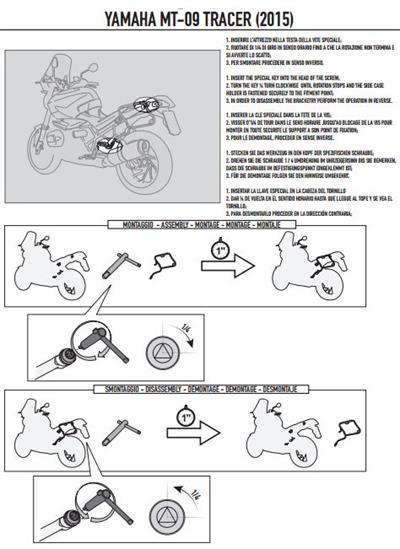 GIVI PLR2122 YAMAHA TRACER 900 (15-17) YAN ÇANTA TAŞIYICI