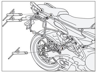 GIVI PLR2122 YAMAHA TRACER 900 (15-17) YAN ÇANTA TAŞIYICI