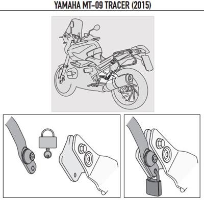 GIVI PLR2122 YAMAHA TRACER 900 (15-17) YAN ÇANTA TAŞIYICI