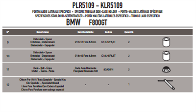 GIVI PLR5109 BMW F 800GT (13-17) YAN ÇANTA TAŞIYICI