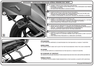 GIVI PLR692 BMW K 1200S (05-08) - K 1300S (09-16) YAN ÇANTA TAŞIYICI