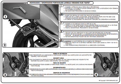 GIVI PLXR312 DUCATI MULTISTRADA 1200 (10-14) YAN ÇANTA TAŞIYICI
