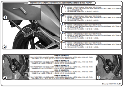 GIVI PLXR364 YAMAHA XJ6 DIVERSION (09-15) YAN ÇANTA TAŞIYICI