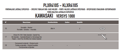 GIVI PLXR4105 KAWASAKI VERSYS 1000 (12-14) YAN ÇANTA TAŞIYICI