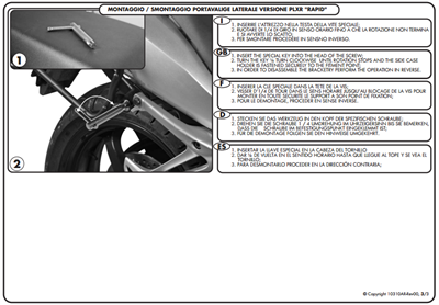 GIVI PLXR450 KAWASAKI VERSYS 650 (10-14) YAN ÇANTA TAŞIYICI