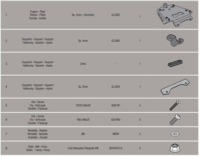 KAPPA KRA5112 BMW R 1200 GS ADVENTURE (14-19) - R 1250 GS ADVENTURE (19-24) ARKA ÇANTA TAŞIYICI