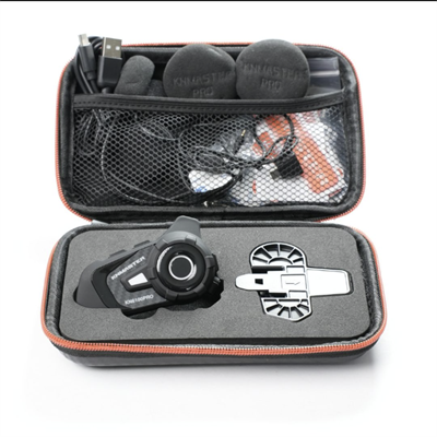 Knmaster KN6100 PRO KARBON Siyah - Bluetooth İnterkom Seti