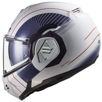 LS2 ADVANT COOPER BEYAZ-MAVİ KASK