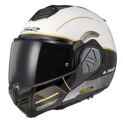 LS2 ADVANT IRON BEYAZ-SİYAH-JEANS KASK