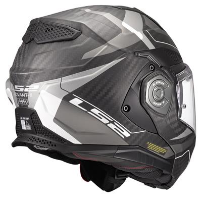 LS2 ADVANT X KARBON HORIZON MAT GÜMÜŞ-GRİ KASK