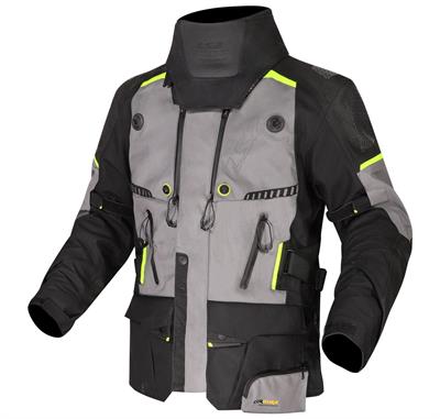 LS2 APOLLO MONT SİYAH-GRİ-NEON SARI